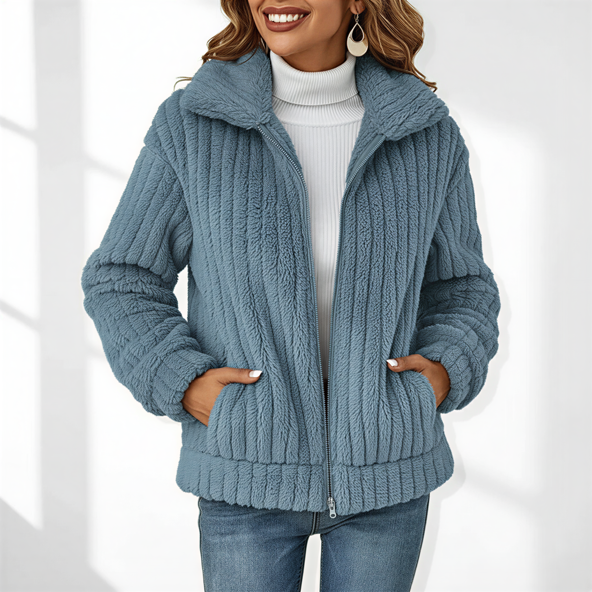 Viola – Soft Zip Jacket in Casual Style