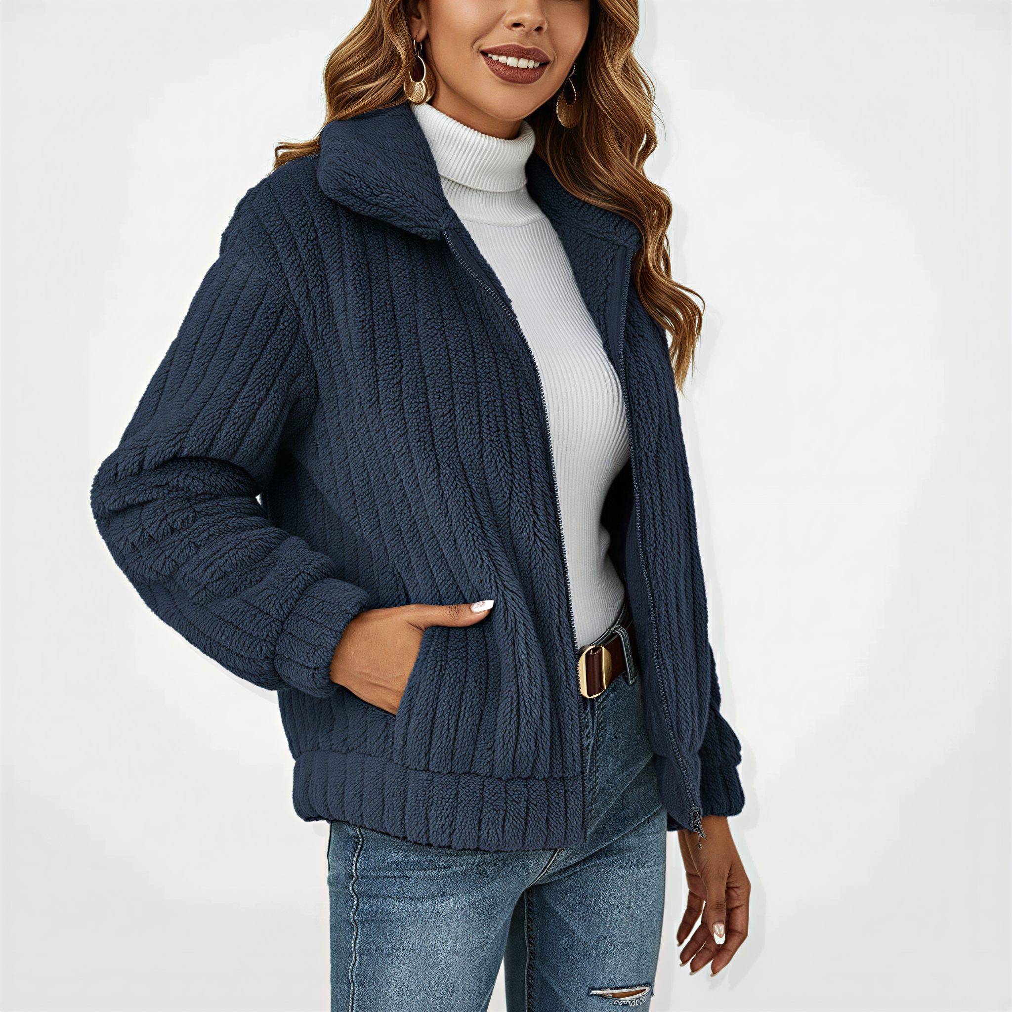 Viola – Soft Zip Jacket in Casual Style