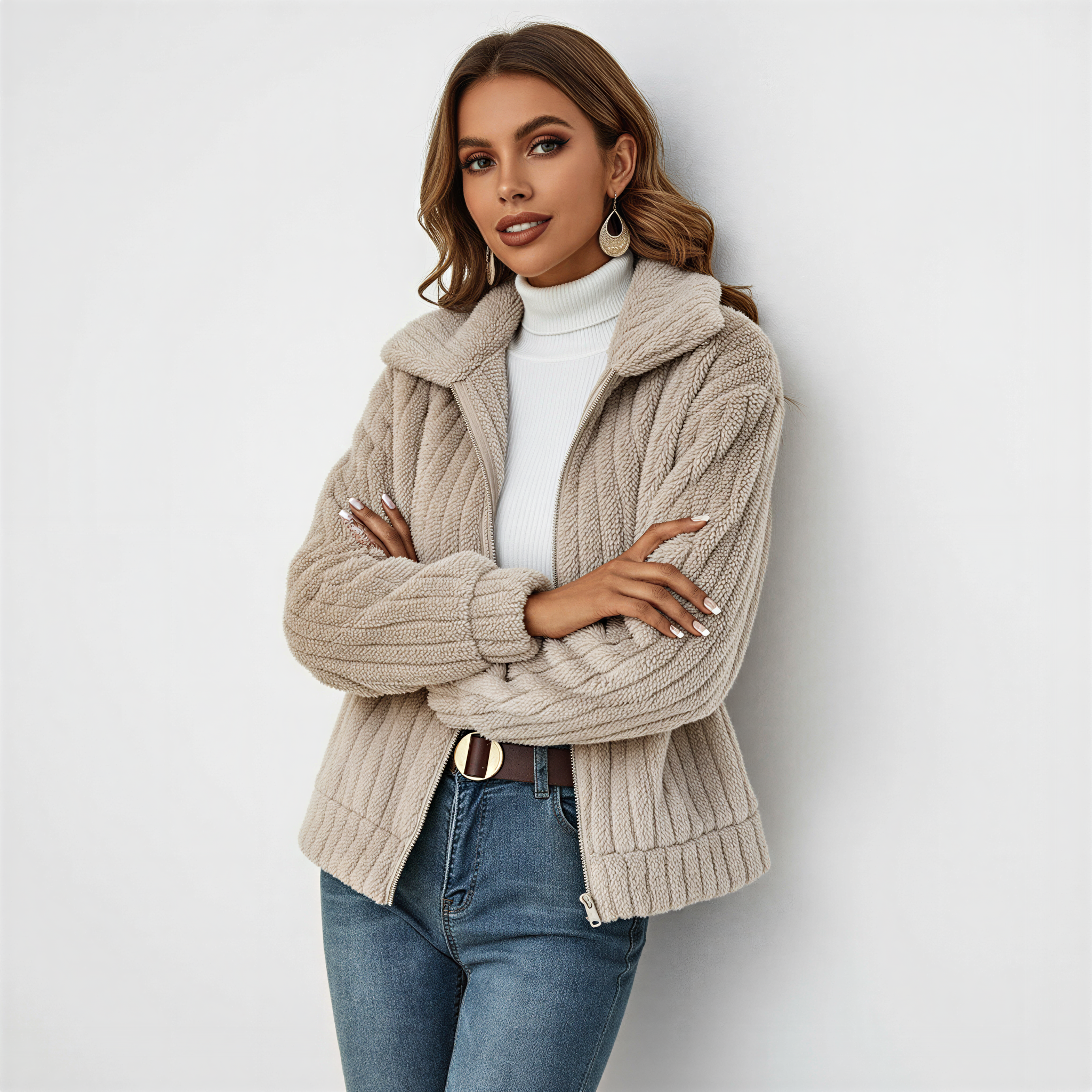 Viola – Soft Zip Jacket in Casual Style
