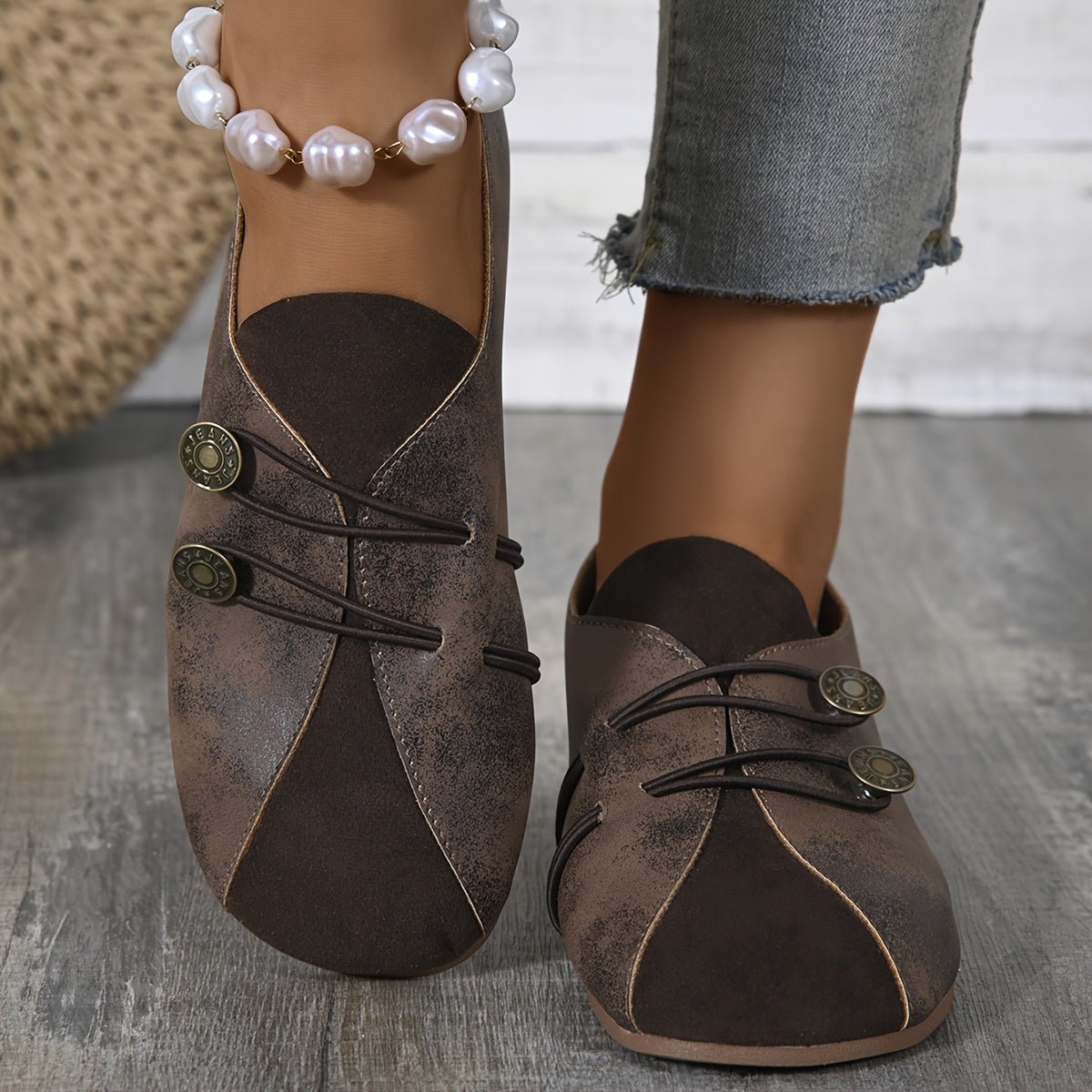 Tessa | Vintage Comfortable Ballet Flats