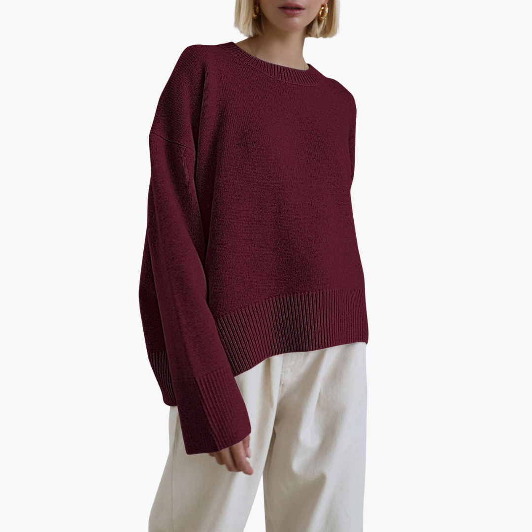 Katiah - Women's Oversized Sweater in Modern Style