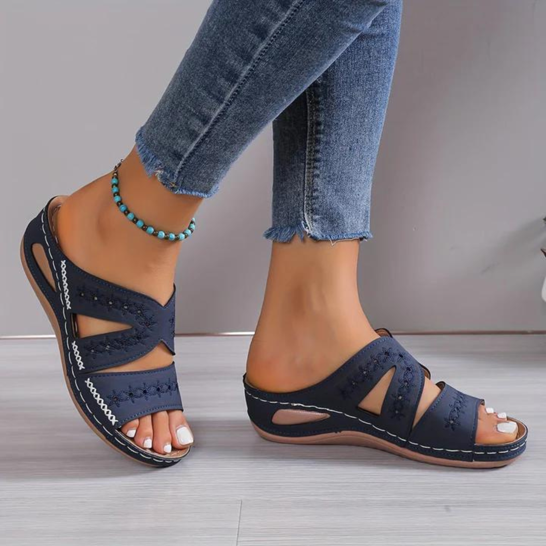 Elara | Women Comfortable Everyday Summer Sandals with Supportive Fit