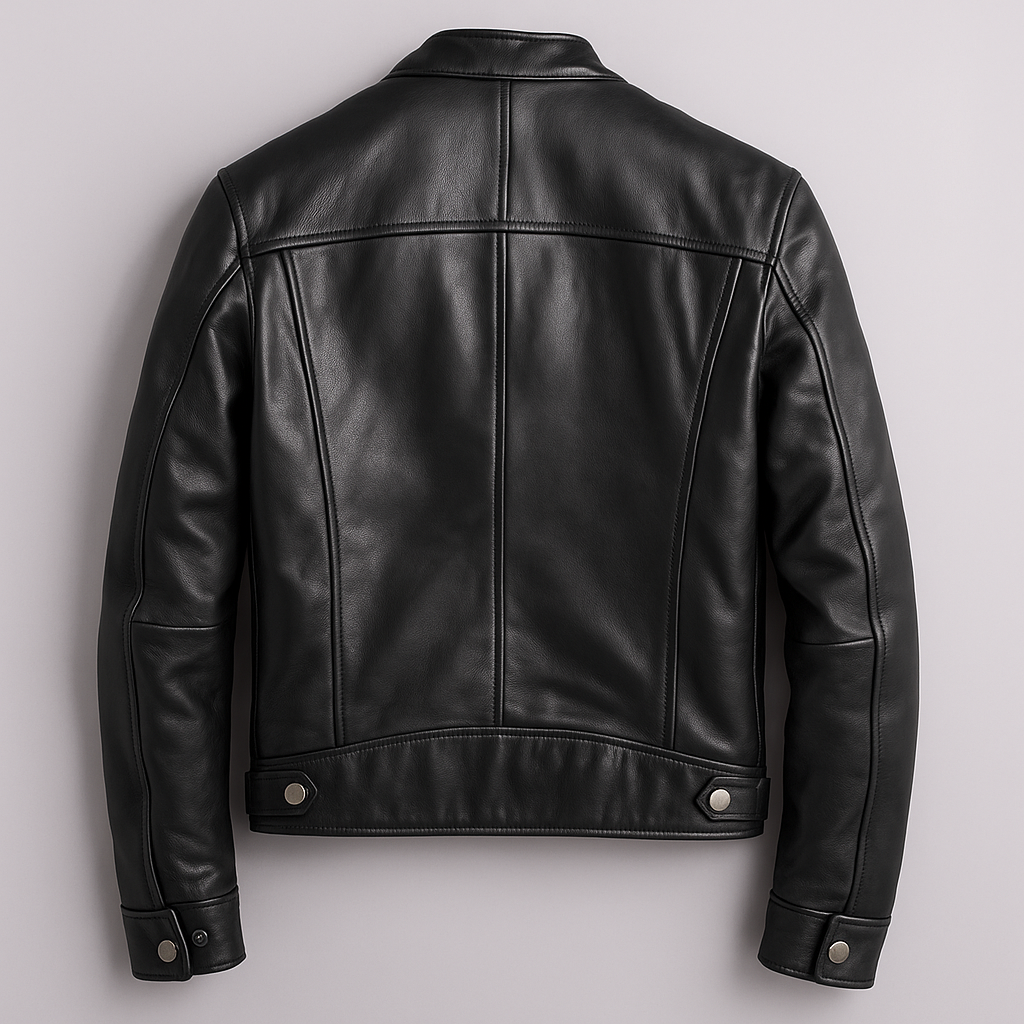 Men's Vintage Leather Jacket - Timeless Classic Style for Everyday Wear