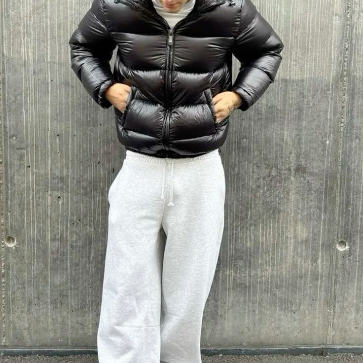 Men's Quilted Jacket With Sherpa Lining And Hood – Warm Puffer Jacket For Winter, Outdoor Use, And Streetwear Style