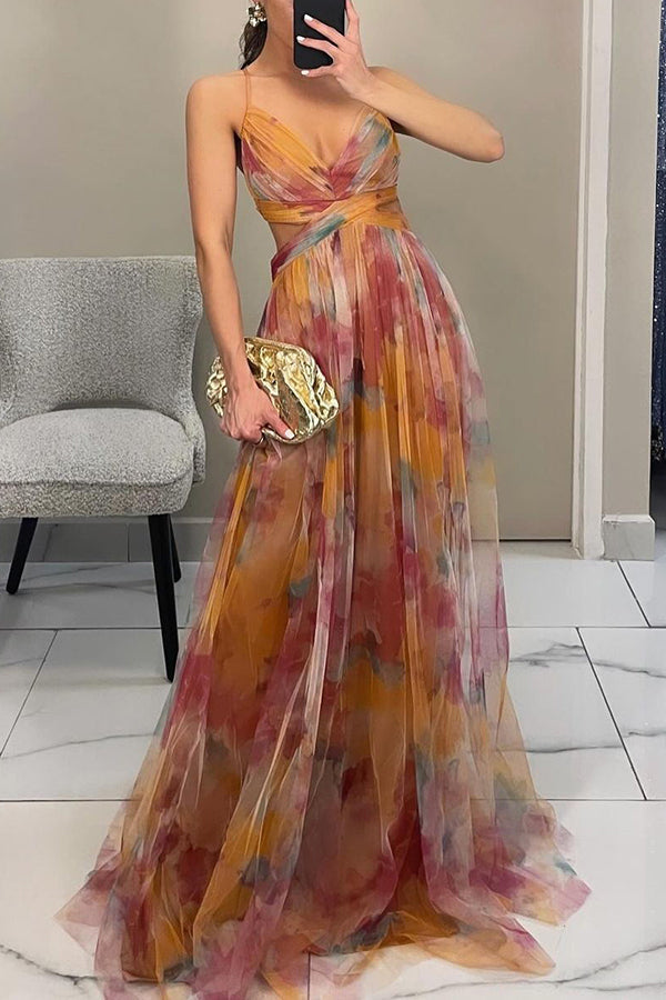 Lyra | Women Flowing Pleated Maxi Dress