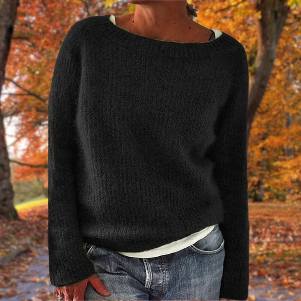 Women's Classic Merino Wool Sweater – An Elegant And Warm Knit For Fall, Winter, Everyday Wear, And Timeless Style