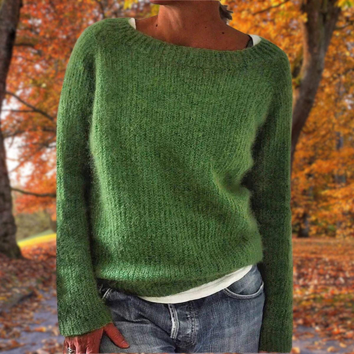 Women's Classic Merino Wool Sweater – An Elegant And Warm Knit For Fall, Winter, Everyday Wear, And Timeless Style