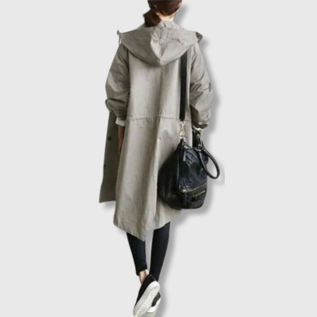 Amelia – Elegant Oversized Trench Coat for Women