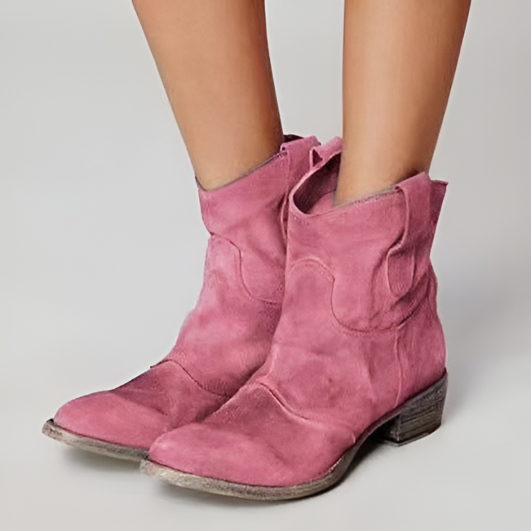 Natalie | Suede Ankle Boots