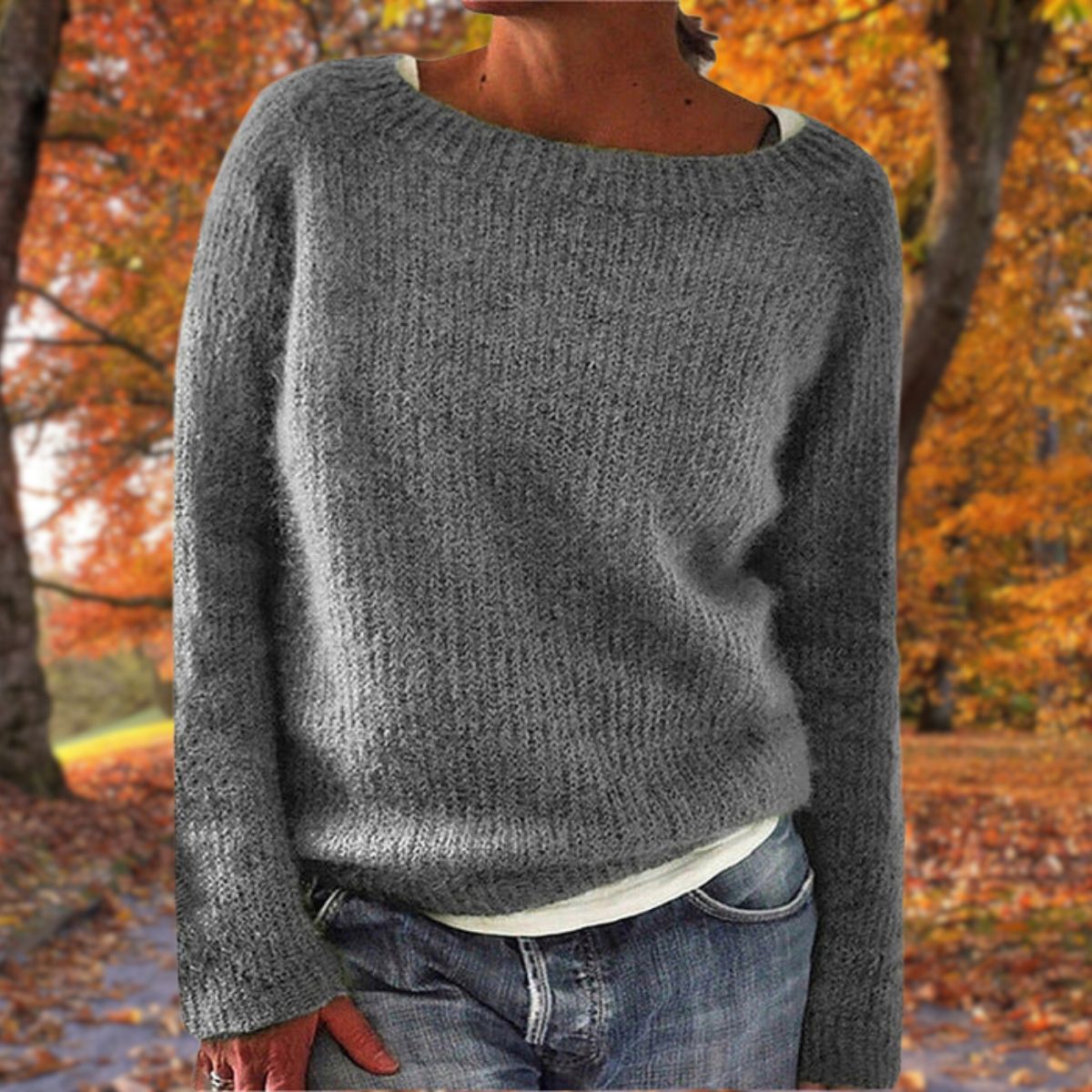 Women's Classic Merino Wool Sweater – An Elegant And Warm Knit For Fall, Winter, Everyday Wear, And Timeless Style