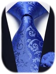 Men's Tie Set With A Paisley Jacquard Pattern – Elegant Formal Accessories For Weddings, Festive Events, And Special Occasions