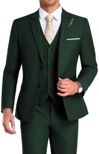 Men's Formal 3-piece Suit With An Elegant, Tailored Fit – A Stylish Suit Set For Weddings, Business, And Formal Occasions