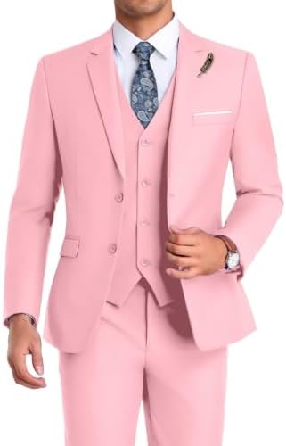 Men's Formal 3-piece Suit With An Elegant, Tailored Fit – A Stylish Suit Set For Weddings, Business, And Formal Occasions