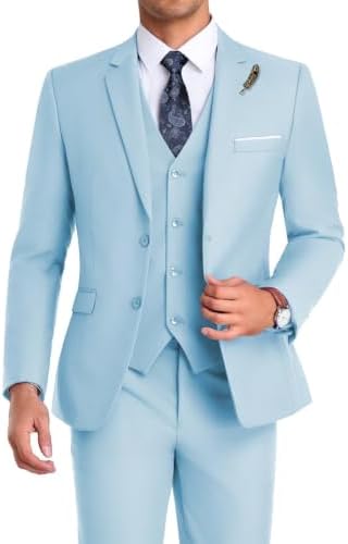 Men's Formal 3-piece Suit With An Elegant, Tailored Fit – A Stylish Suit Set For Weddings, Business, And Formal Occasions