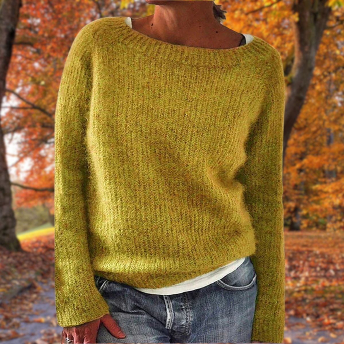 Women's Classic Merino Wool Sweater – An Elegant And Warm Knit For Fall, Winter, Everyday Wear, And Timeless Style