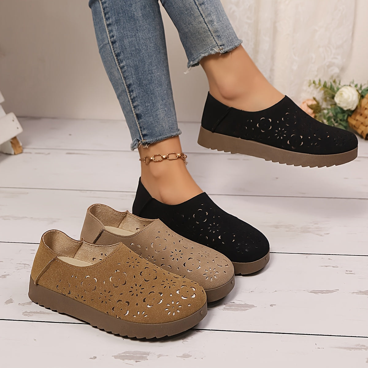 Lorna | Breathable Comfortable Slip-On Loafers