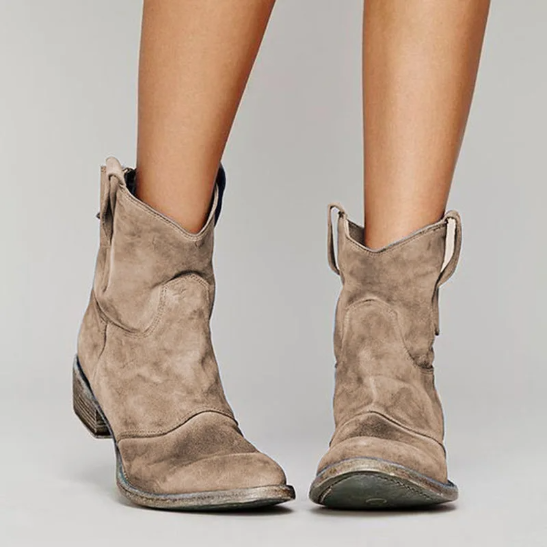 Natalie | Suede Ankle Boots