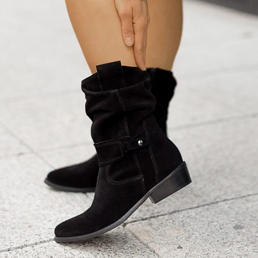 Else | Suede Ankle Boots