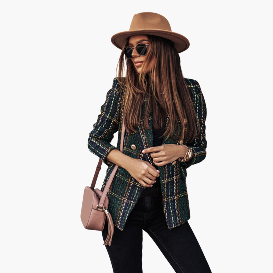 Karen - Women's Elegant Double-Breasted Blazer Altivaro