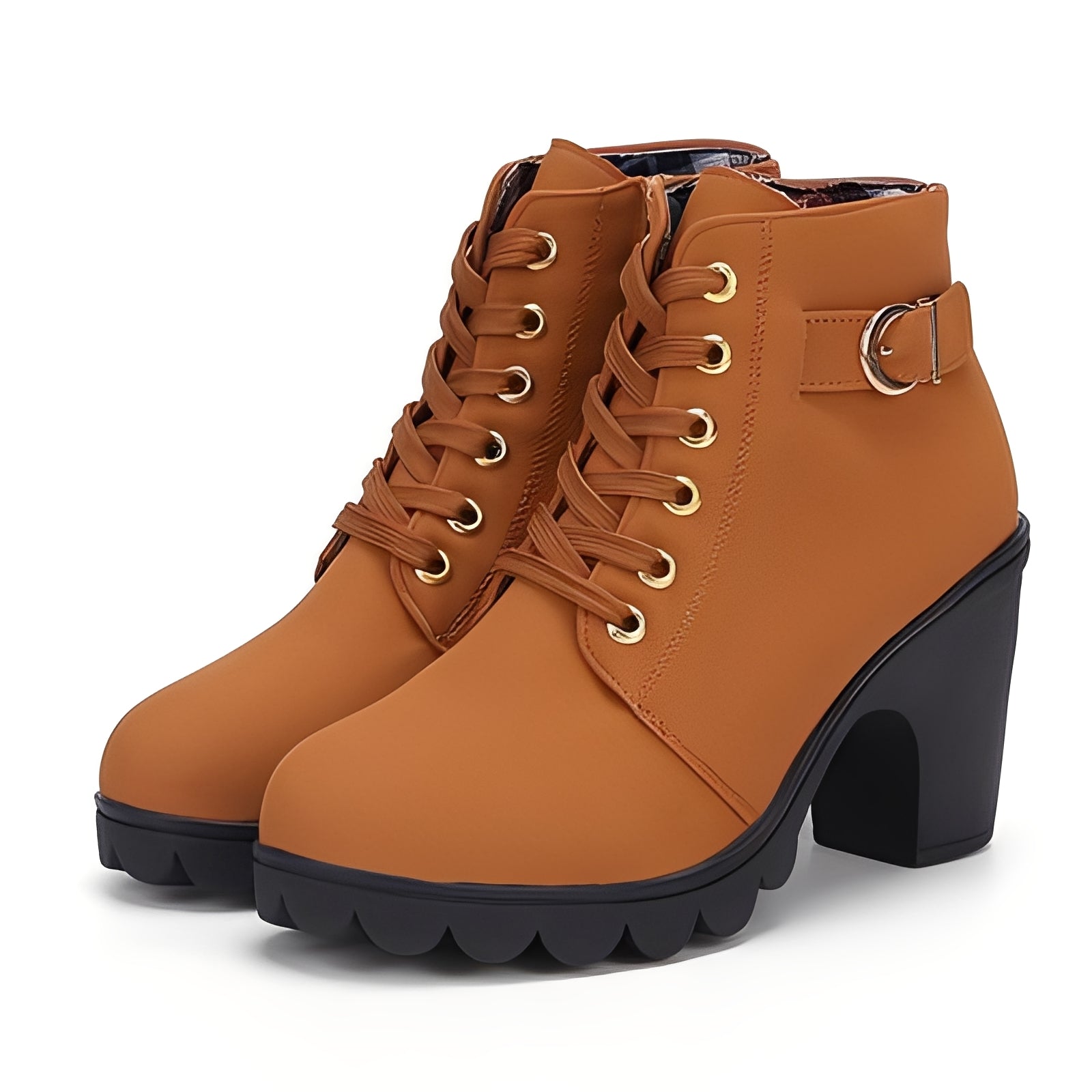 Umberta – Trendy Block Heel Ankle Boots for Women
