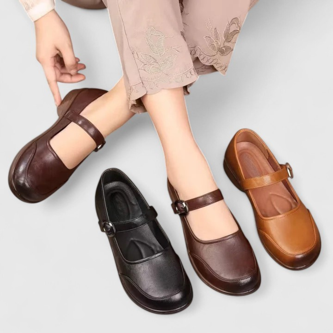 Mirella | Women Mary Jane Buckle Comfort Shoes