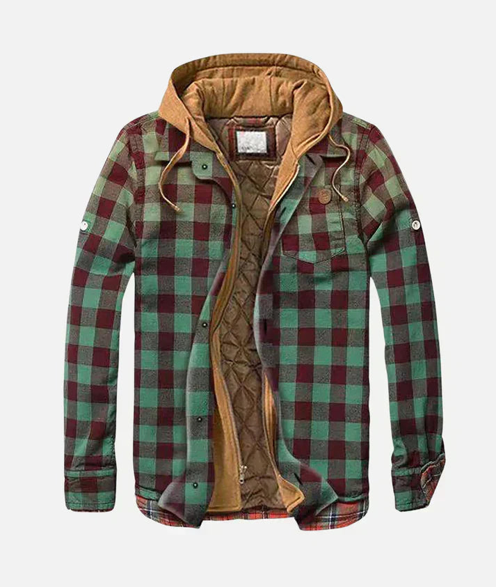 Galvin – Patchwork Checkered Jacket
