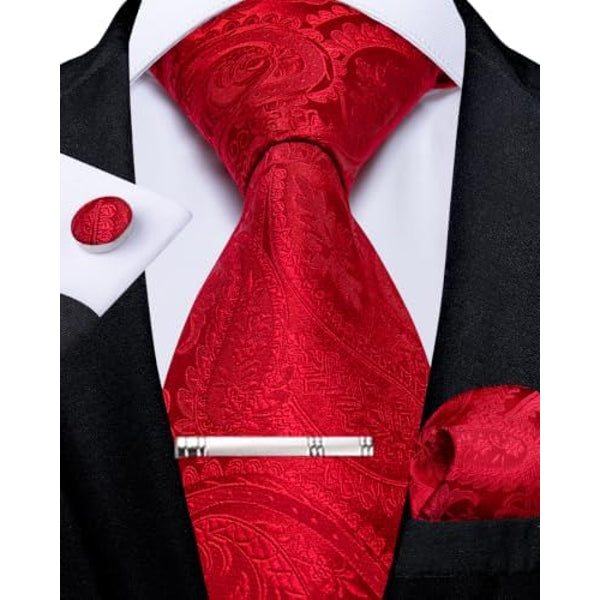 Men's Formal Paisley Tie – An Elegant Tie For Weddings, Parties, And Special Occasions