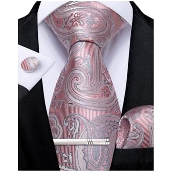 Men's Formal Paisley Tie – An Elegant Tie For Weddings, Parties, And Special Occasions