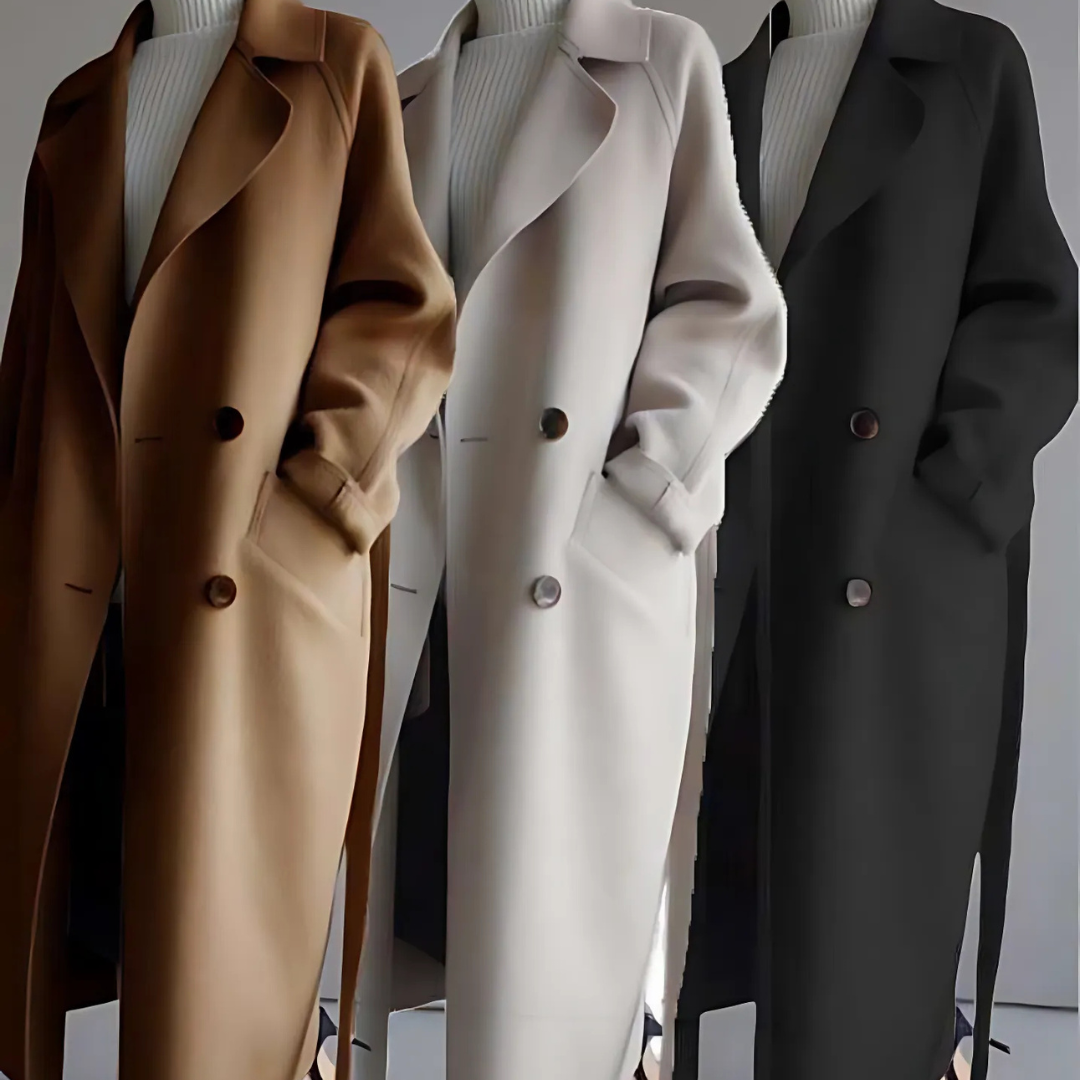 Cristina – Classic Coat in Soft and Comfortable Wool