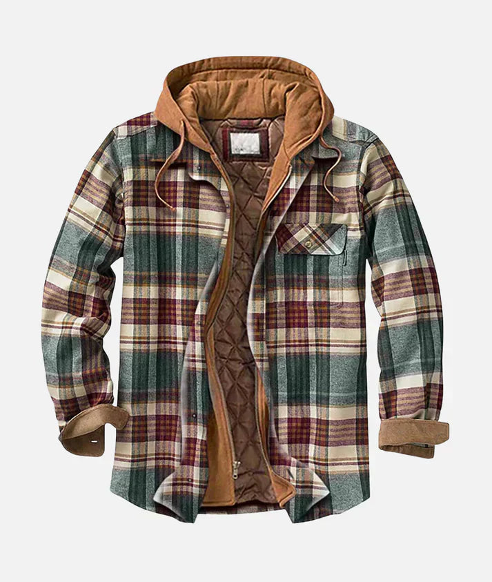 Galvin – Patchwork Checkered Jacket