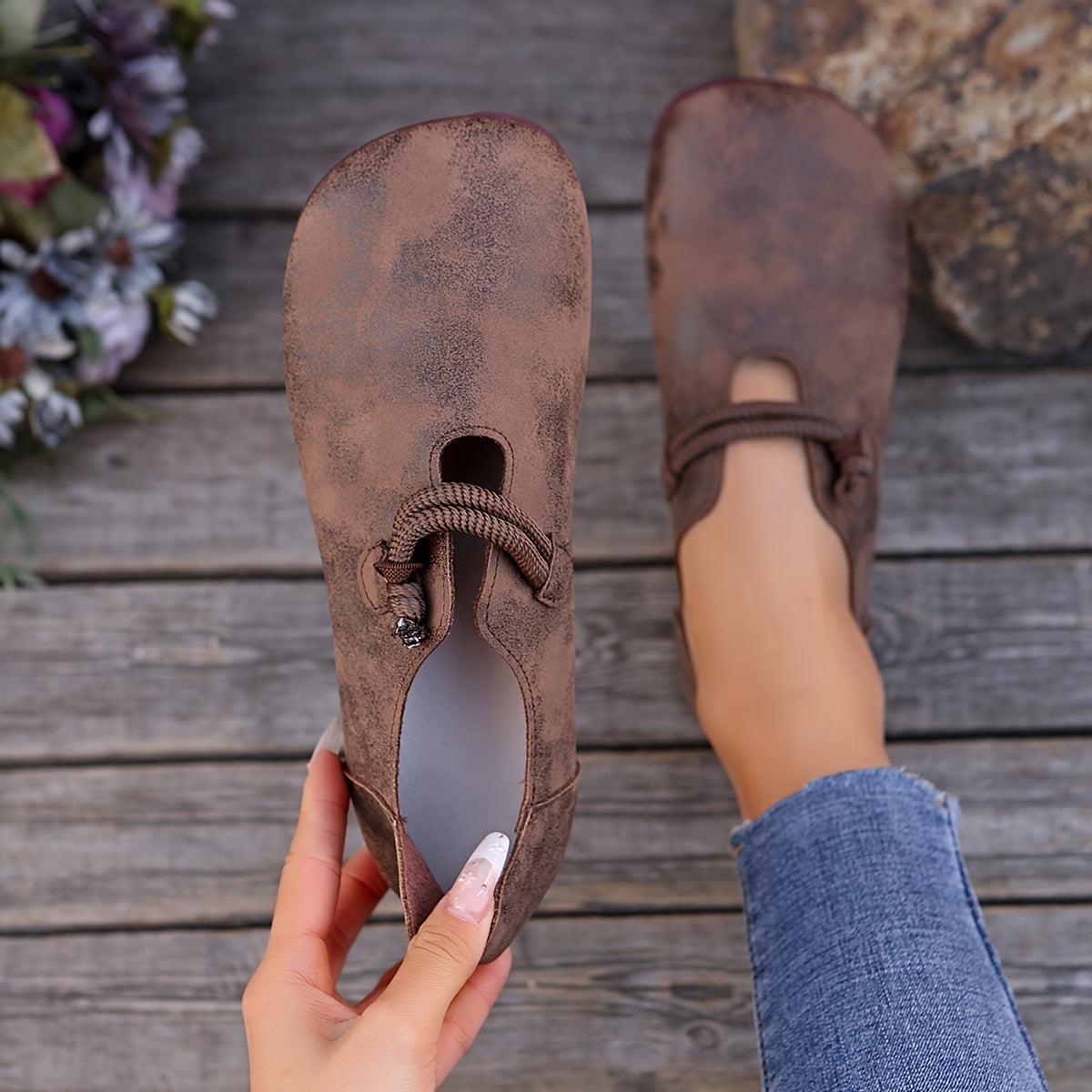 Jamie | Retro Style Slip-On Loafers