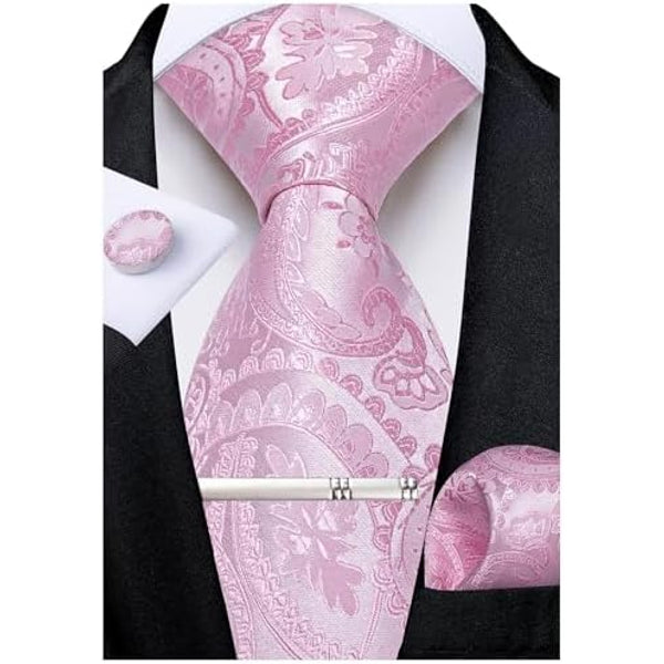 Men's Formal Paisley Tie – An Elegant Tie For Weddings, Parties, And Special Occasions