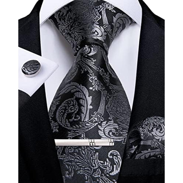 Men's Formal Paisley Tie – An Elegant Tie For Weddings, Parties, And Special Occasions