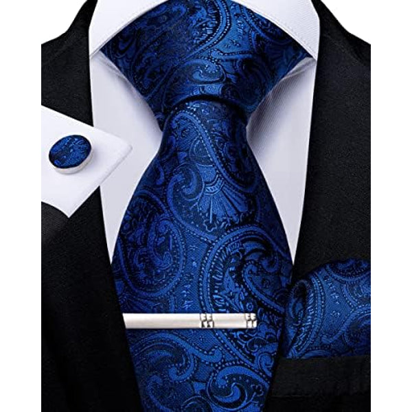 Men's Formal Paisley Tie – An Elegant Tie For Weddings, Parties, And Special Occasions