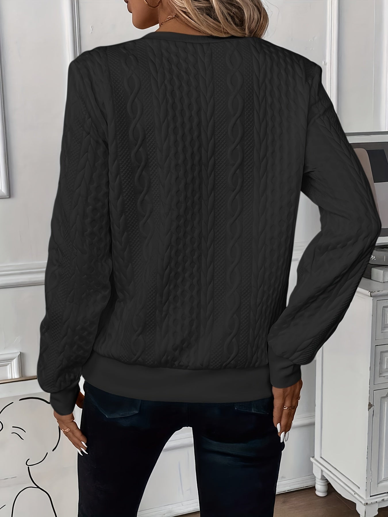 Zoey™ | Stylish Cable Knit Zip Sweater