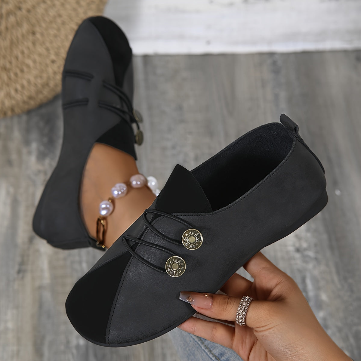 Tessa | Vintage Comfortable Ballet Flats