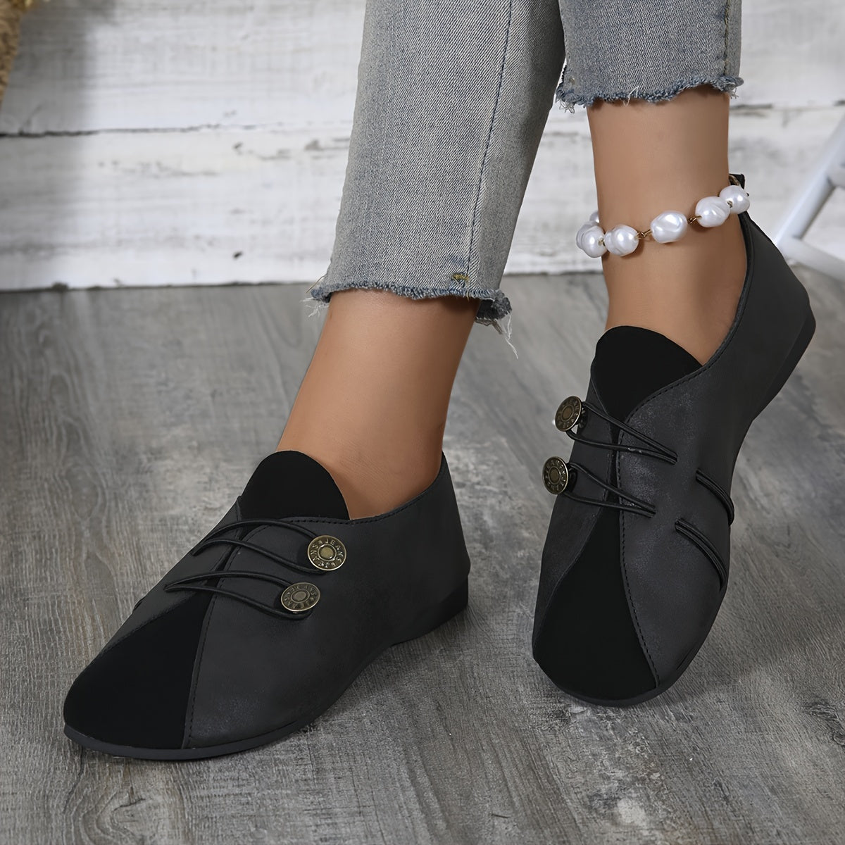 Tessa | Vintage Comfortable Ballet Flats