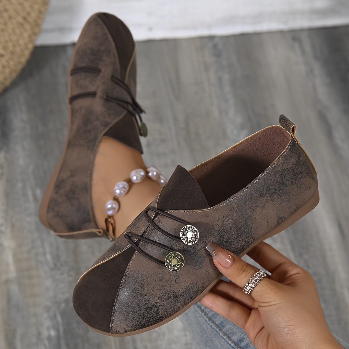 Tessa | Vintage Comfortable Ballet Flats