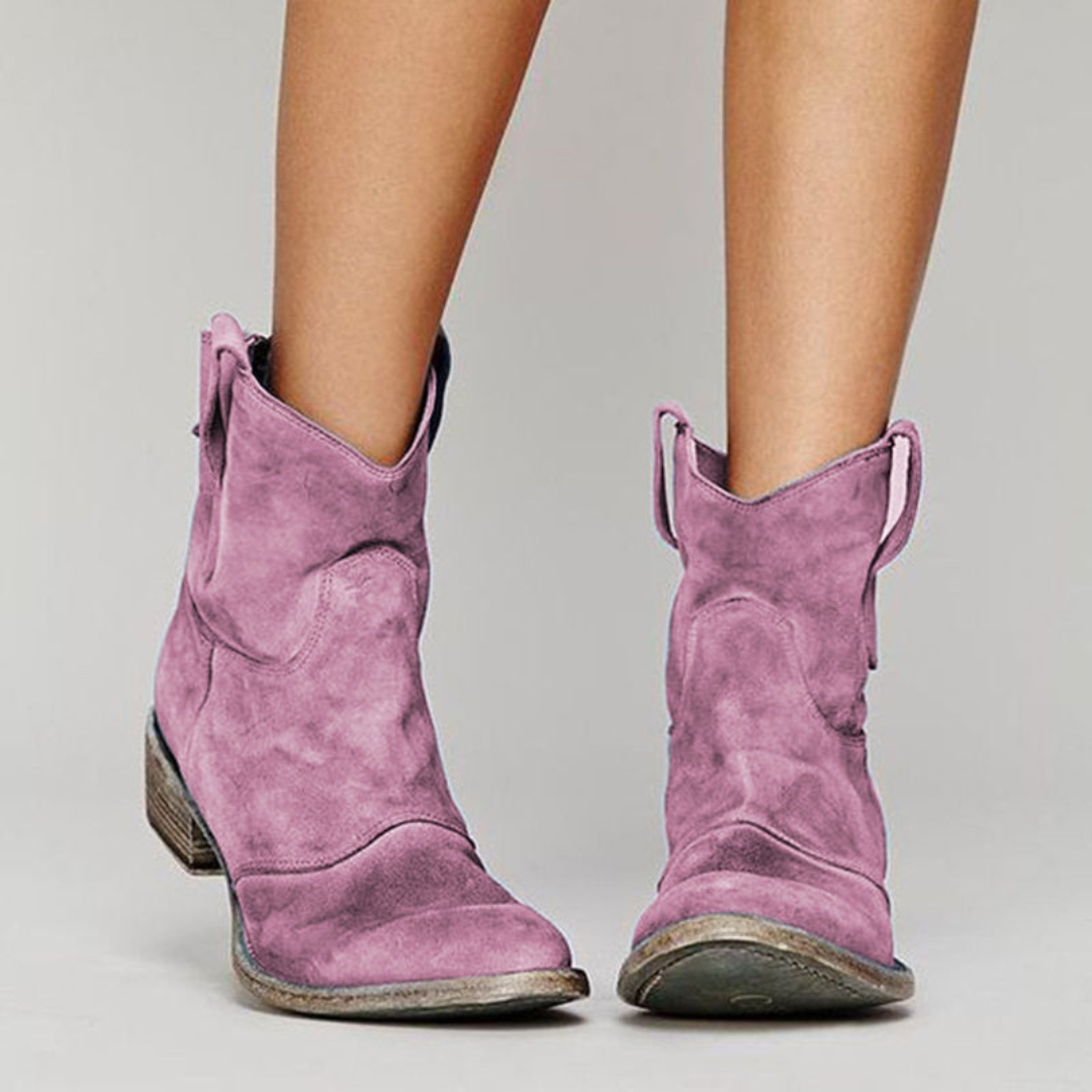 Natalie | Suede Ankle Boots