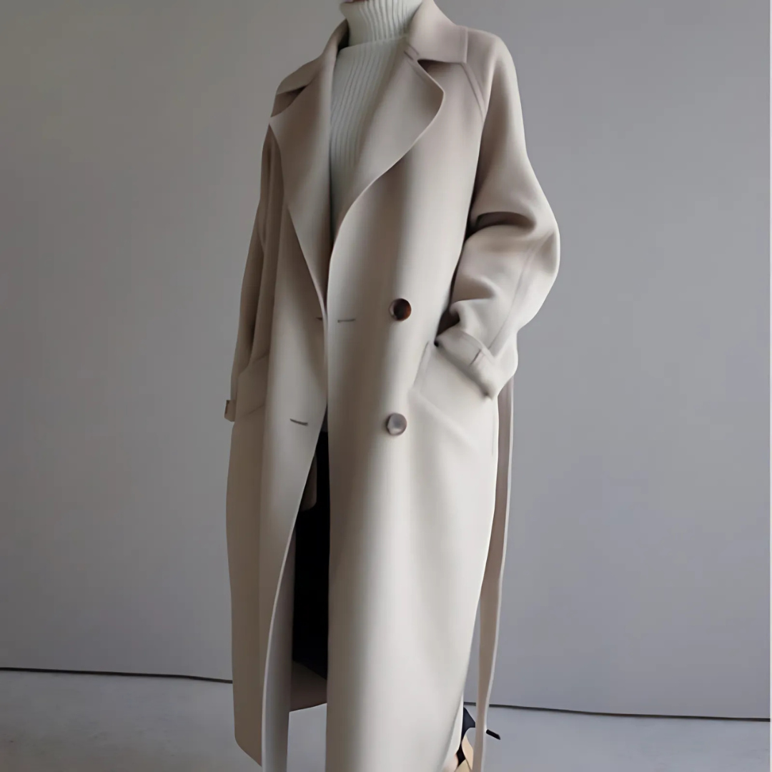 Cristina – Classic Coat in Soft and Comfortable Wool