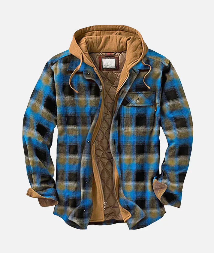 Galvin – Patchwork Checkered Jacket