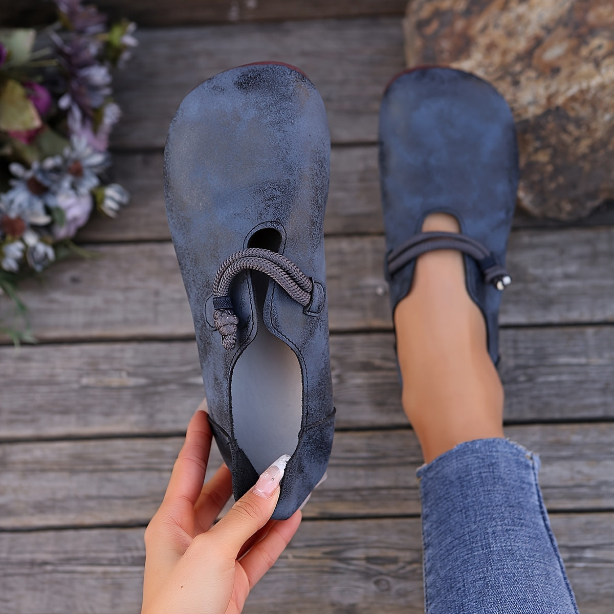 Jamie | Retro Style Slip-On Loafers