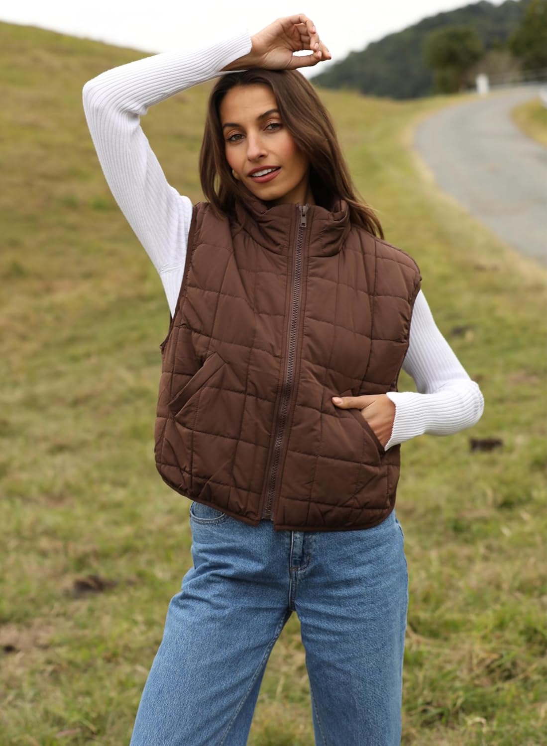 Pulentia – Women's Padded Gilet with Elegant Zip