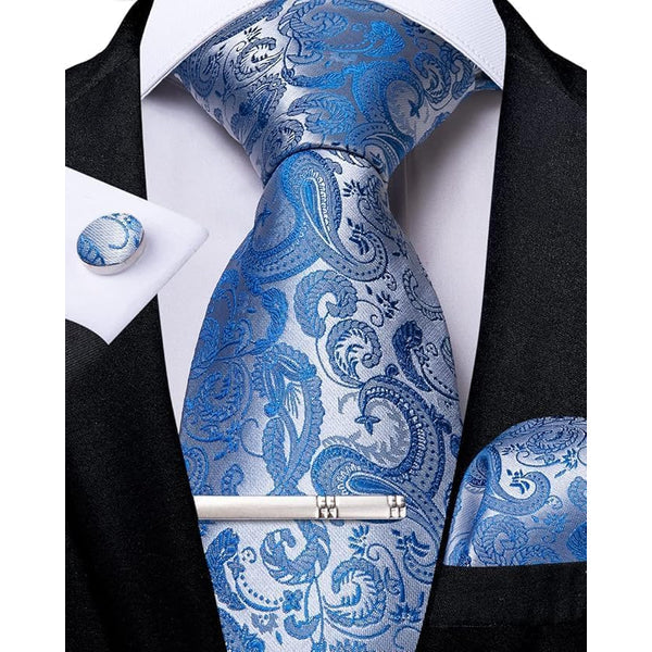 Men's Formal Paisley Tie – An Elegant Tie For Weddings, Parties, And Special Occasions