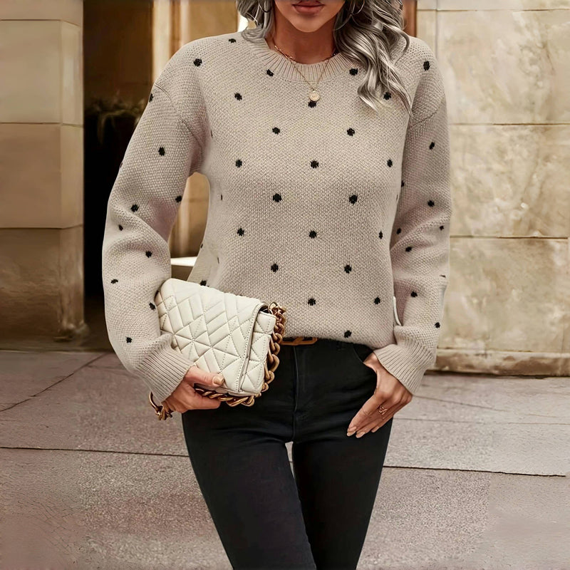 Placida - Modern Polka Dot Knitwear