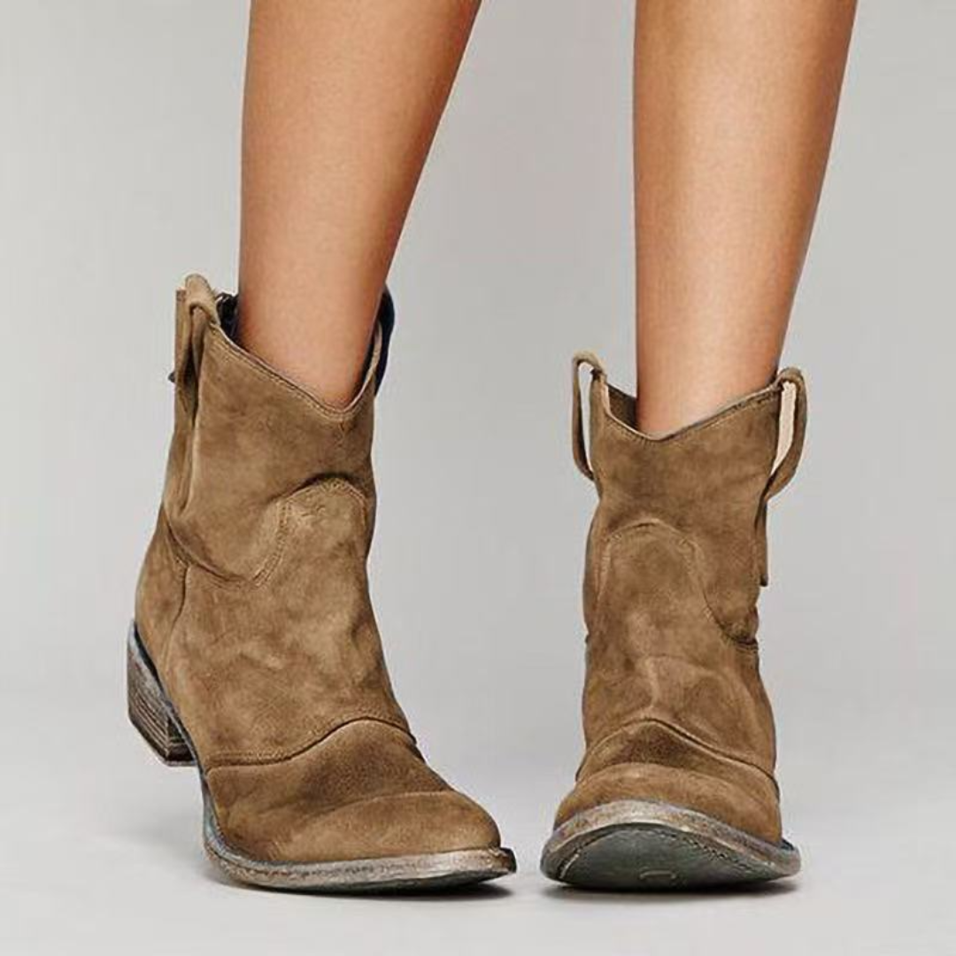 Natalie | Suede Ankle Boots