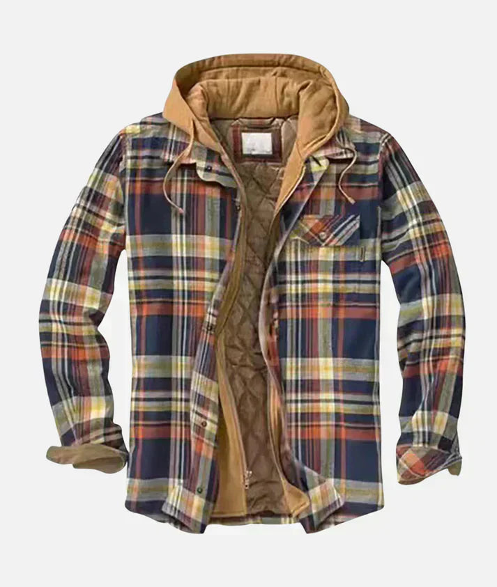 Galvin – Patchwork Checkered Jacket