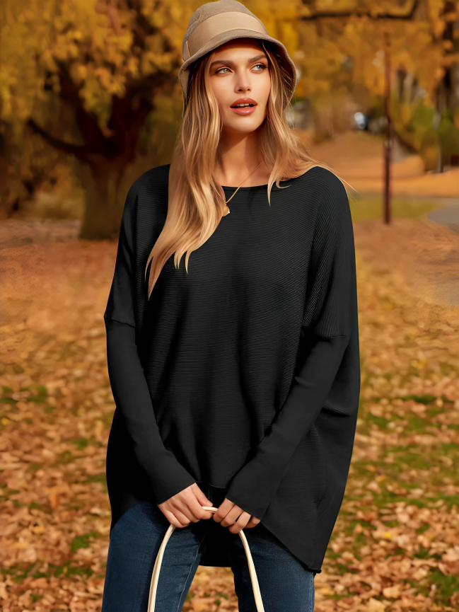 Agata - Elegant Oversized Jumper for Autumn