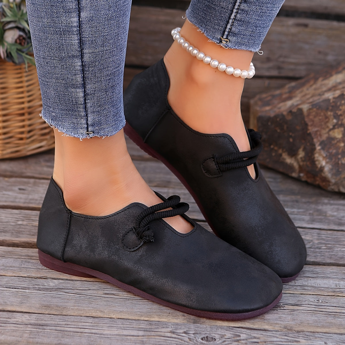 Jamie | Retro Style Slip-On Loafers