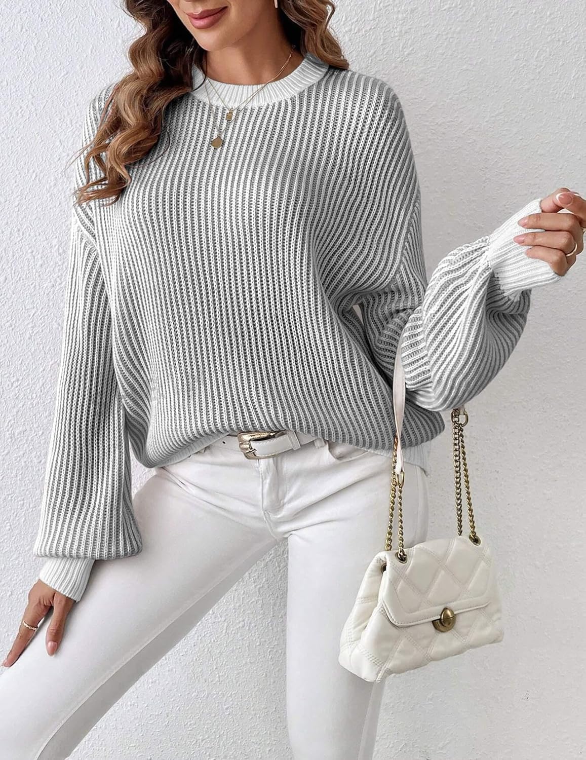 Palora – Women's Long Sleeve Colour Block Sweater